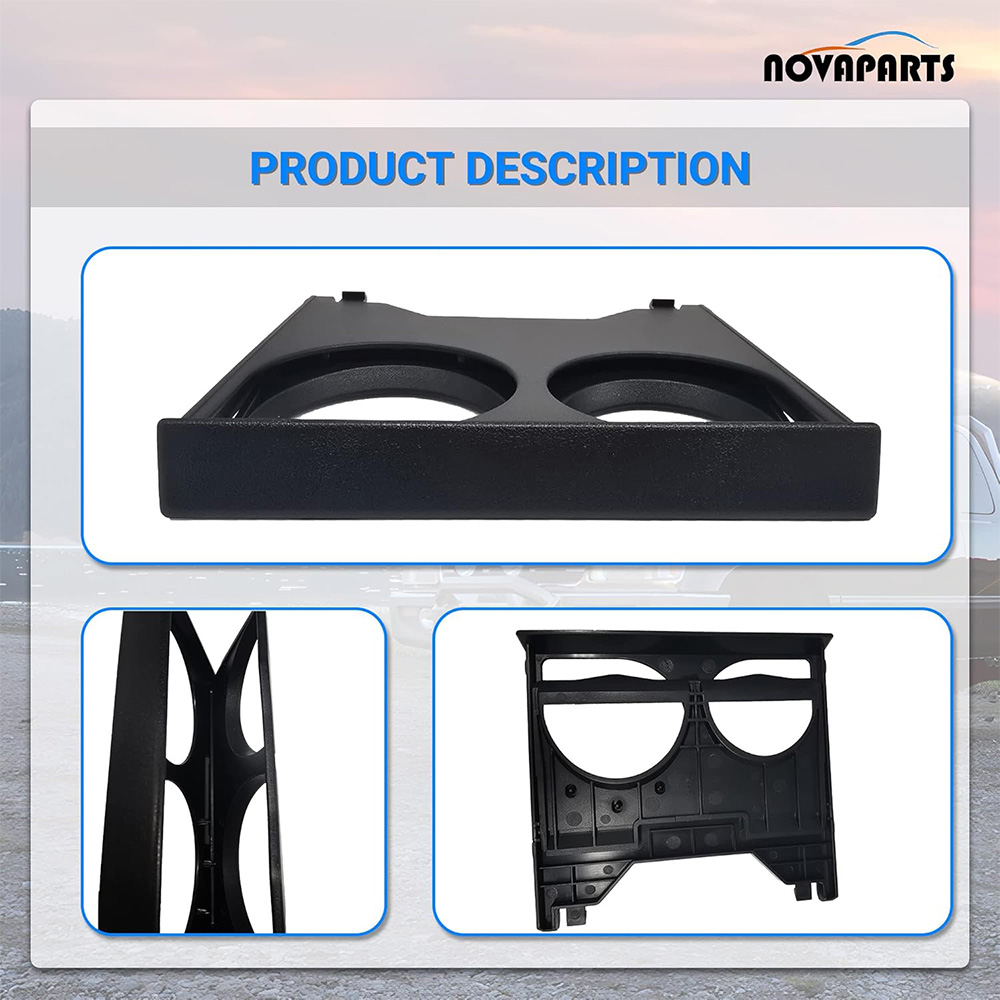 Dash Mounted Dual Pull Out Cup Holder for 1993 1994 1995 1996 1997 1998 Toyota T100 55620-34010 5562034010 - Image 4